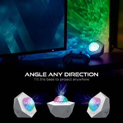 Enbrighten Color-Changing LED Galaxy Wave Projector with USB-C