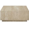 Deon Beige Travertine Coffee Table - 3 of 4