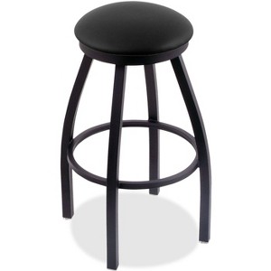 Holland Bar Stools Bar Stool Misha Swivel Stool - Vinyl - Polyester Frame - Maple Powder Coated Steel - 1 of 2