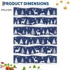 Christmas Washable Rug for Home Decor,Indoor Non Slip Carpet,Soft Low Pile Rugs with Xmas Tree Reindeer Snowflake for Entryway,Living Room,Bedroom - 2 of 4