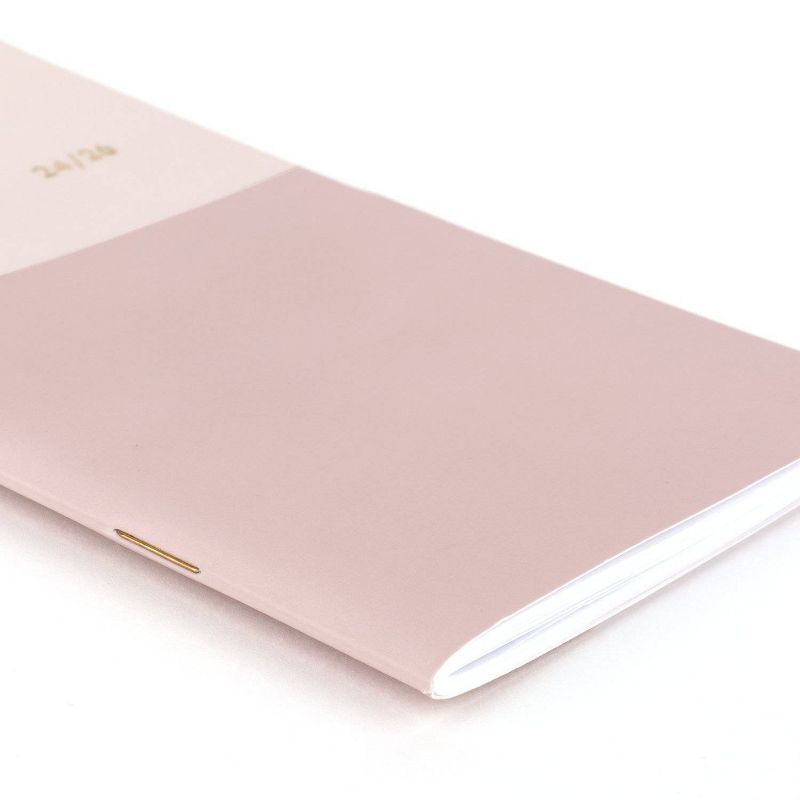 Sugar Paper Essentials 2024-25 Monthly Planner 6.25&#34;x3.75&#34; Pink and Rose Colorblock, 4 of 7