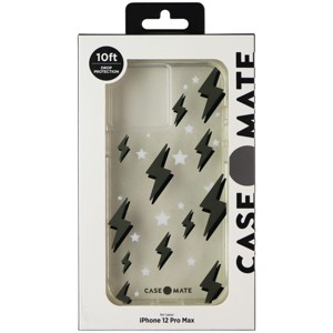 Case-Mate Print Series Hardshell Case for Apple iPhone 12 Pro Max - Thunderbolt - 1 of 1