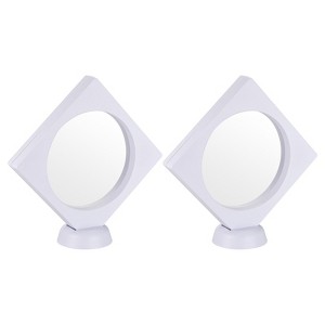Unique Bargains Square TPU film 3D Jewelry Box with Base 2 Pcs - 1 of 4