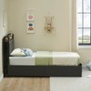 Twin-XL Size Bed Frame with 2 Storage Drawers and Charging Station - 3 of 4