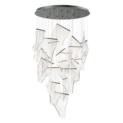 ET2 Lighting Rinkle 24 - Light Pendant in  Brushed Gunmetal