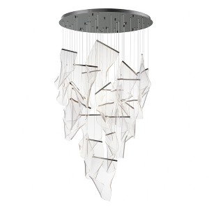 ET2 Lighting Rinkle 24 - Light Pendant in  Brushed Gunmetal - 1 of 4
