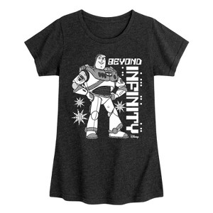 Girls' - Disney - Beyond Infinity Fitted Short Sleeve Graphic T-Shirt - 1 of 4