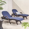 GDFStudio Ethan Outdoor Faux Wicker Adjustable Chaise Lounges with Cushion (Set of 2) - 2 of 4