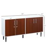 Modern Sideboard, Buffet Cabinet, Console Table with Adjustable Shelves, Anti-Topple Design, and Large Countertop - 3 of 4