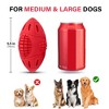 Prime Pets Dog Toys for Aggressive Chewers, Squeaky Tough Rubber Chew Toy for Large Medium Dogs, Red - 2 of 4