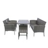 Whisen 6-Piece Wicker Patio Sectional Set - 4 of 4