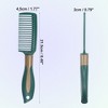 Unique Bargains Soft Plastic Straight Curly Hair Applicable Hair Comb 1 Pc - 4 of 4