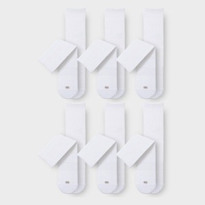 Pair of Thieves Men's 6pk SuperiAir Crew Socks - White 6-12 - 1 of 2
