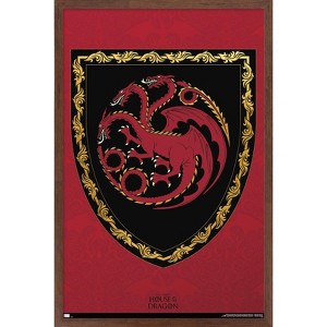 Trends International House of the Dragon - Shield Framed Wall Poster Prints - 1 of 4