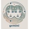 Gemini Zodiac Sign Adult Long Sleeve Hoodie - 2 of 2