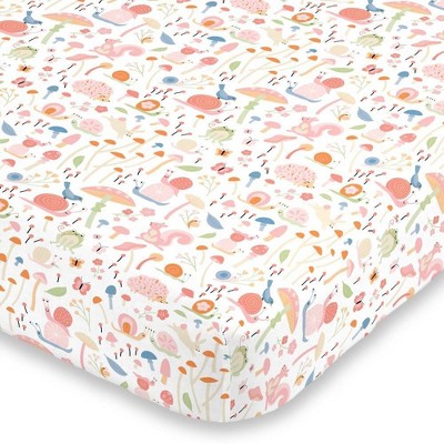 NoJo Spring Garden Mini Crib Sheet