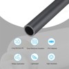 Unique Bargains High Impact Water Plumb Cable Sleeve PVC Rigid Round Pipes 20" Length - 3 of 4