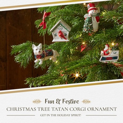 Spode Christmas Tree Corgi Ornament - Thumbnail 3