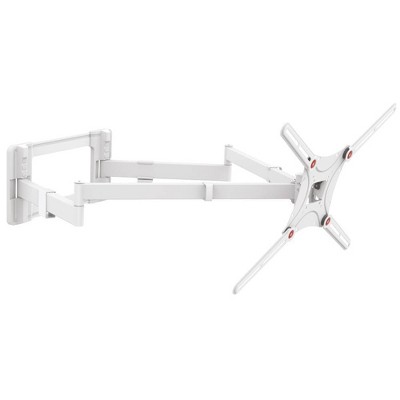 Barkan 13-80" 4-Movement Extra Long / Dual Arm / Full Motion TV Wall Mount - White