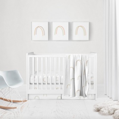 rainbow cot set