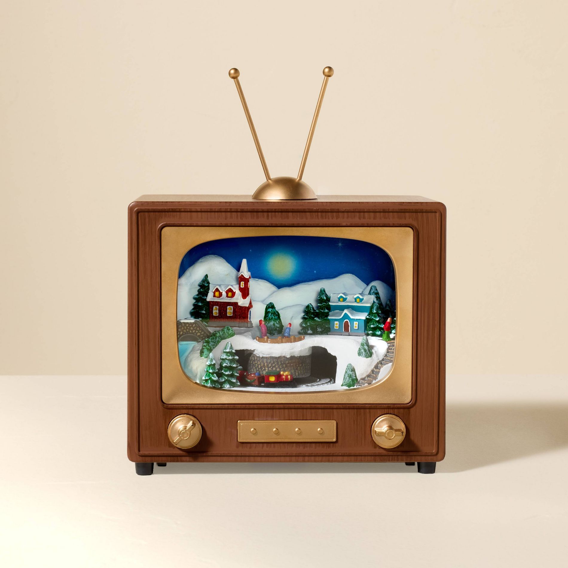 LED Lighted Animated Christmas Musical TV - Hearth & Hand™ with Magnolia