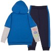 PJ Mask Little Boys 2 Piece Fleece Hoodie and Jogger Pants Outfit Set - 4 of 4