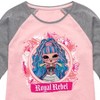 Girls' - LOL Surprise! - Royal Rebel Shirt Tail Raglan Graphic T-shirt - 2 of 4