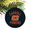 Carroll University Pioneers Logo Wood Christmas Tree Holiday Ornament - 4 of 4