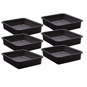 Teacher Created Resources® Black Large Plastic Letter Tray, Pack of 6 - 1 of 3