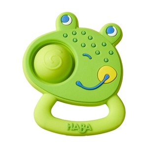 HABA Popping Frog Silicone Teethers for Babies 6-18 Months, Fidget Toy & Grasping Toy for Safe Sensory Development - Dishwasher Safe Baby Essentials - 1 of 4