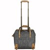 Nicole Miller Paige Softside 15 Inch Under Seat Bag with 2 Wheels - 2 of 3