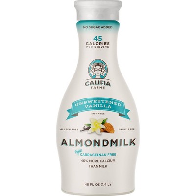 Califia Farms Unsweetened Vanilla Almond Milk - 48 fl oz