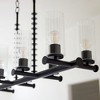 Quorum Lighting Lee Boulevard 6 - Light Chandelier in  Matte Black - 2 of 3