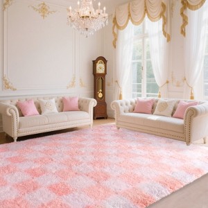 Super Soft Shaggy Rugs Fluffy Carpet, Modern Plush Area Rug for Living Room Bedroom Kids Room - 1 of 4