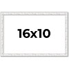 PosterPalooza | Textured White Picture Frame - UV Acrylic, Backing Board, Hanging Hardware Included - 2 of 4