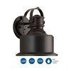 Progress Lighting Callahan 1-Light LED Small Wall Lantern, Antique Bronze, Shade Included - 4 of 4