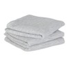 Design Imports Light Gray/Off-White Tonal Recycled Cotton Waffle Dishtowel Set/3 - 2 of 4