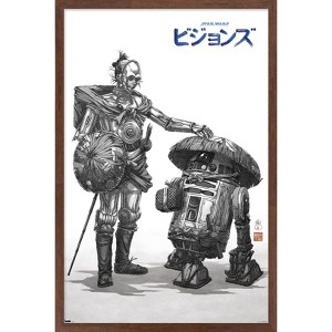 Trends International Star Wars: Visions - Droids Framed Wall Poster Prints - 1 of 4