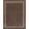 Unique Loom Outdoor Border Soft Border Border Woven Area Rug - 2 of 4