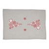 Saro Lifestyle Holiday Placemats With Peppermint Christmas Tree Design (Set of 4) - 2 of 4