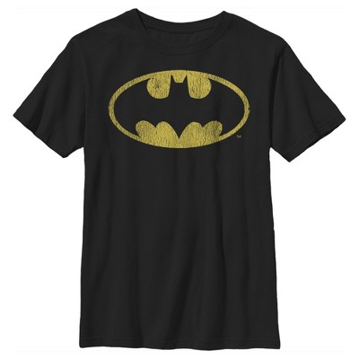 Boy's Batman Logo Retro Caped Crusader T-shirt : Target