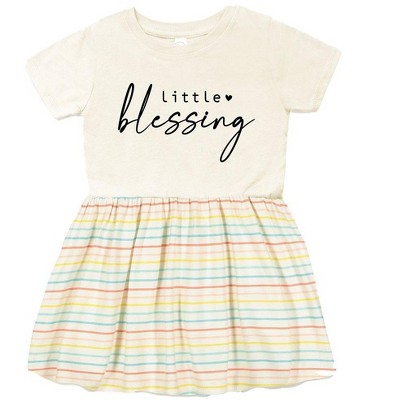 The Juniper Shop Little Blessing Heart Infant Dress