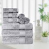 Luxury Cotton Heavyweight Solid Plush Towel Set by Blue Nile Mills - 2 of 4