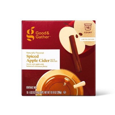 Naturally Flavored Spiced Apple Cider - 16ct Single Serve Pods - Good & Gather™