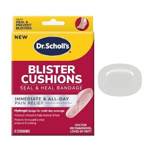 Dr. Scholl's Blister Cushions Seal & Heal Bandage with Hydrogel Technology - 8ct - 1 of 4