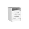 NicBex Nightstand 2 Drawers Bedside Table with Concealed Shelf Modern End Table for Living Room, Bedroom, Study - 4 of 4