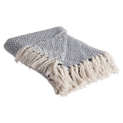 50"x60" Double Diamond Throw Blanket - Design Imports