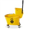 Dryser 33 Quart Commercial Mop Bucket with Side Press Wringer - 2 of 4