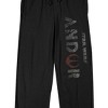 Star Wars: Andor Logo Men's Black Sleep Pajama Pants - 2 of 4