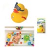 Evideco French Home Goods Cheerful Yellow Duck Bath Toy - Fun Squeaky, Safe for Babies 6M+, Phthalate-Free, Floats for Joyful Bathtime - 2 of 4